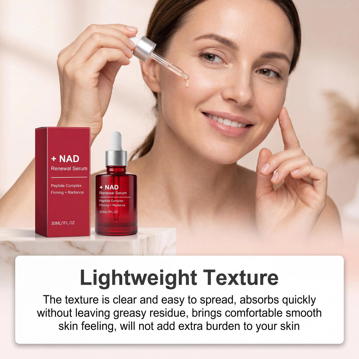 NAD Renewal Peptide Complex Face Serum