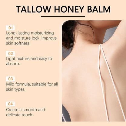 Whipped Beef Tallow Honey Balm Moisturizing Face Body Cream
