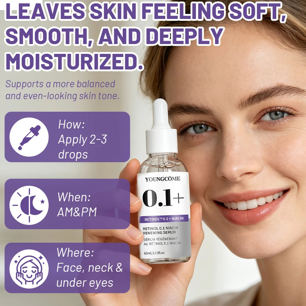 0.1% Retinol + Niacin Facial Renewing Serum
