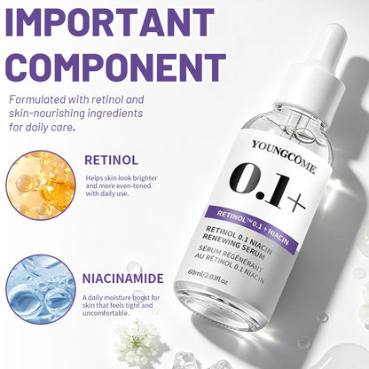 0.1% Retinol + Niacin Facial Renewing Serum