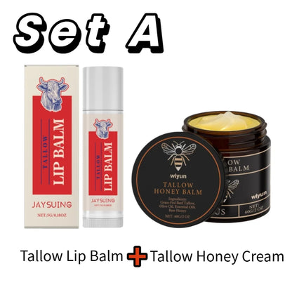 Whipped Beef Tallow Honey Balm Moisturizing Face Body Cream