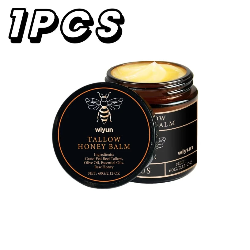 Whipped Beef Tallow Honey Balm Moisturizing Face Body Cream