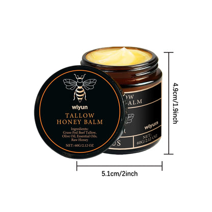 Whipped Beef Tallow Honey Balm Moisturizing Face Body Cream